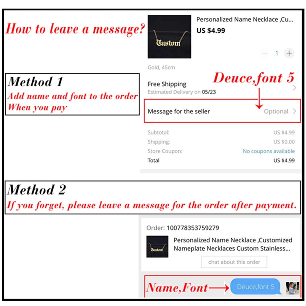 18K Gold Double - Layer Customized Women's Name Letter Earrings Hip - Hop Jewelry Personalized Drop Earrings Geometric Classic Style - Black & White