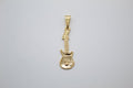 18K Gold Filled Bass Electric Guitar - Black & White