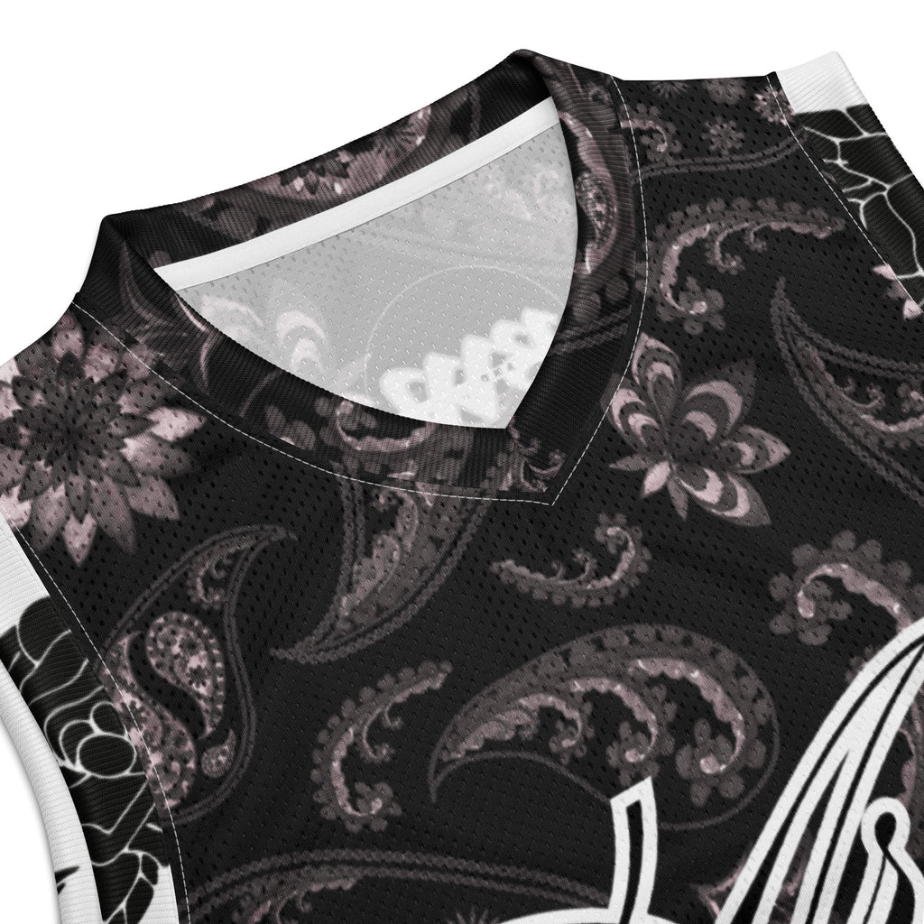 Aries Ascendant Premium basketball jersey - Black & White