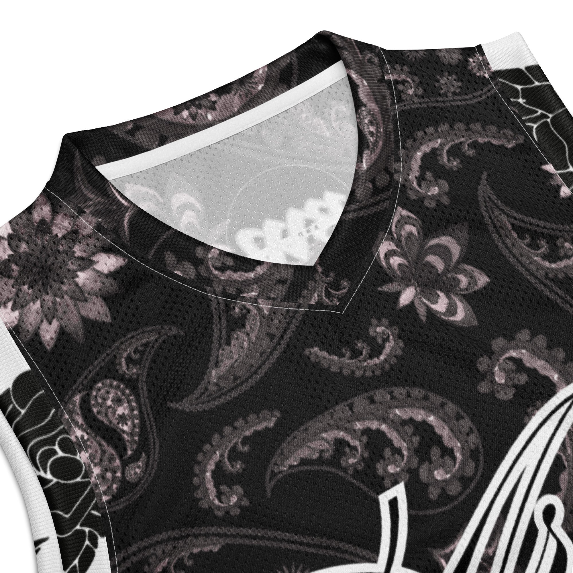 Aries Ascendant Premium basketball jersey - Black & White
