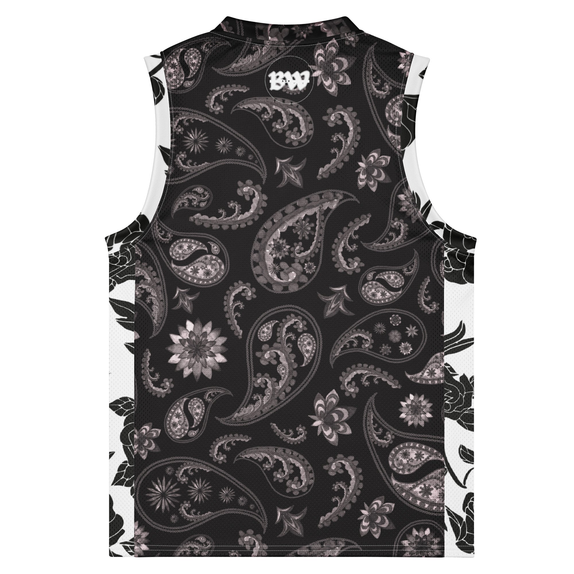 Aries Ascendant Premium basketball jersey - Black & White