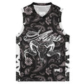 Aries Ascendant Premium basketball jersey - Black & White