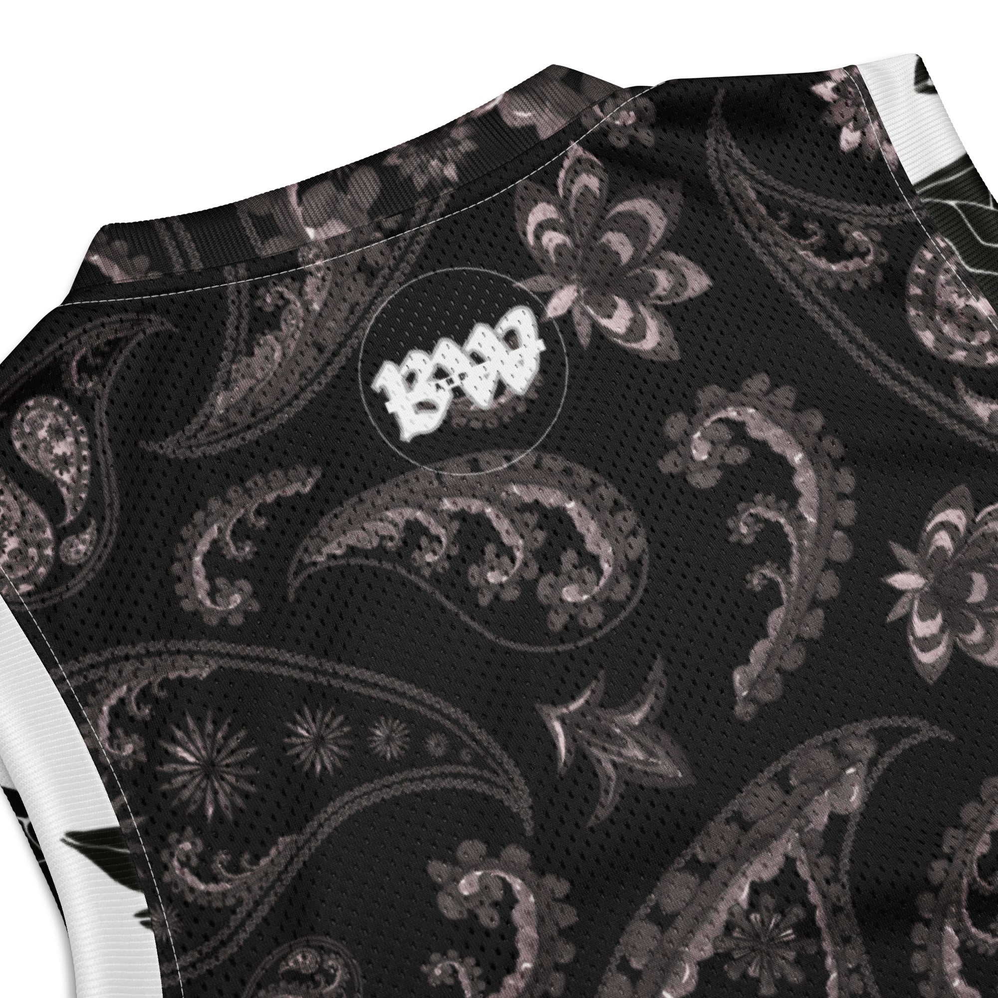 Aries Ascendant Premium basketball jersey - Black & White