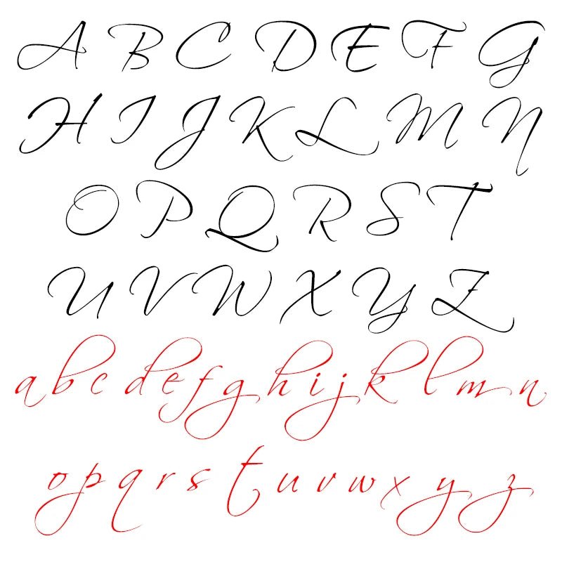 Custom Cursive Name Necklaces For Women Men Stainless Steel Customized Necklace Pendant Personalized Jewelry Gift Neck Chain - Black & White