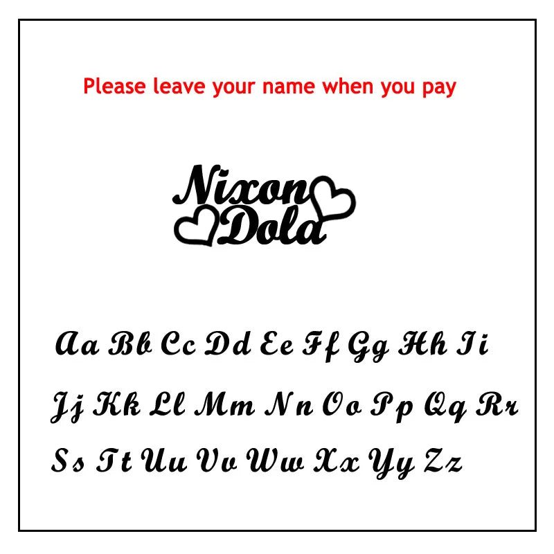 Custom Name Bracelets For Women Customized Adjustable Personalized Stainless Steel Golden Fashion Jewelry Birthday Gift - Black & White