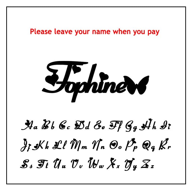 Custom Name Bracelets For Women Customized Adjustable Personalized Stainless Steel Golden Fashion Jewelry Birthday Gift - Black & White