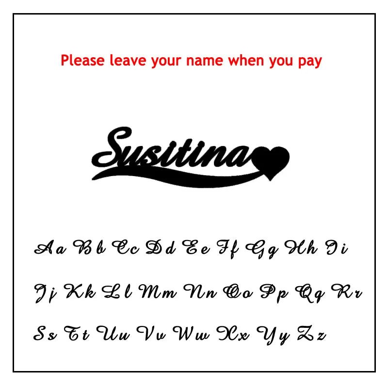 Custom Name Bracelets For Women Customized Adjustable Personalized Stainless Steel Golden Fashion Jewelry Birthday Gift - Black & White