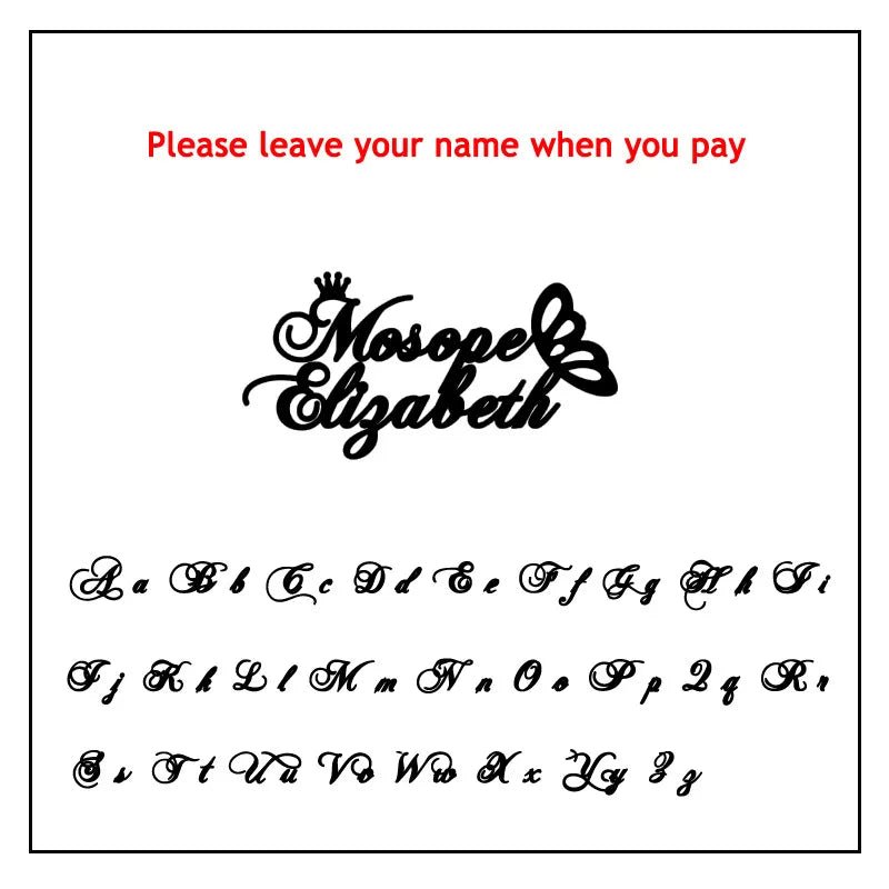 Custom Name Bracelets For Women Customized Adjustable Personalized Stainless Steel Golden Fashion Jewelry Birthday Gift - Black & White