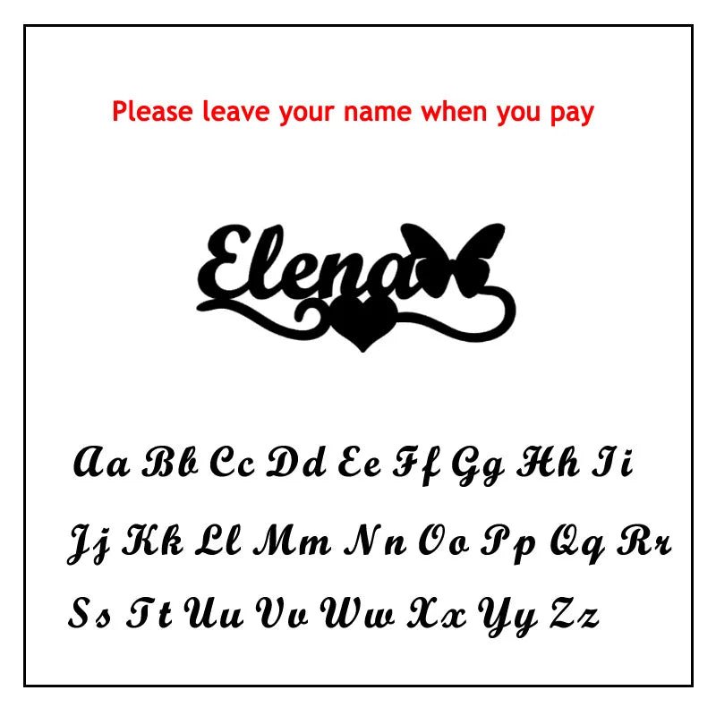 Custom Name Bracelets For Women Customized Adjustable Personalized Stainless Steel Golden Fashion Jewelry Birthday Gift - Black & White