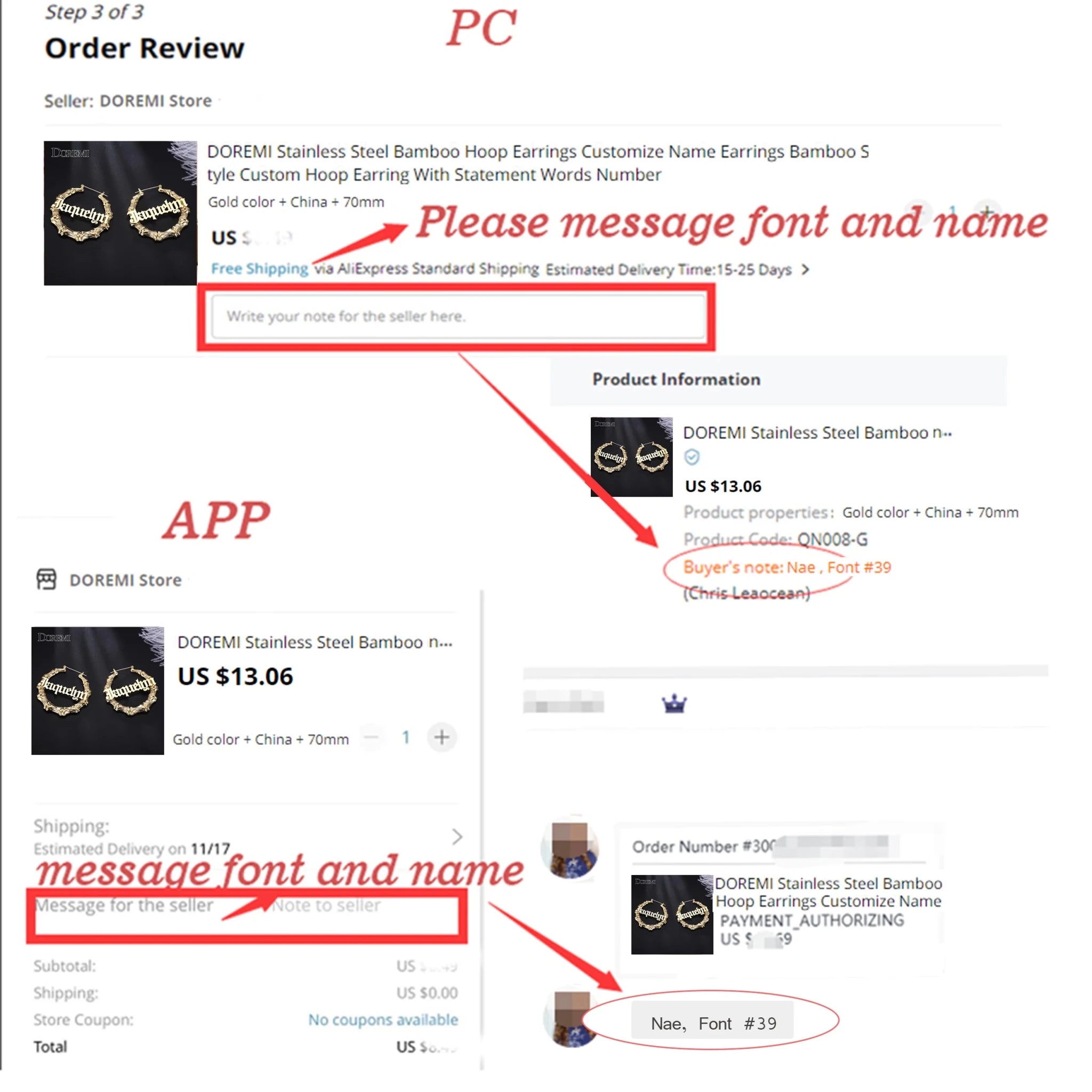 DOREMI 1 - 5 names Personalized Multiple Names Necklace Custom 6 Nameplates Pendant Necklaces Jewellry Best Gift Stainless Steel - Black & White