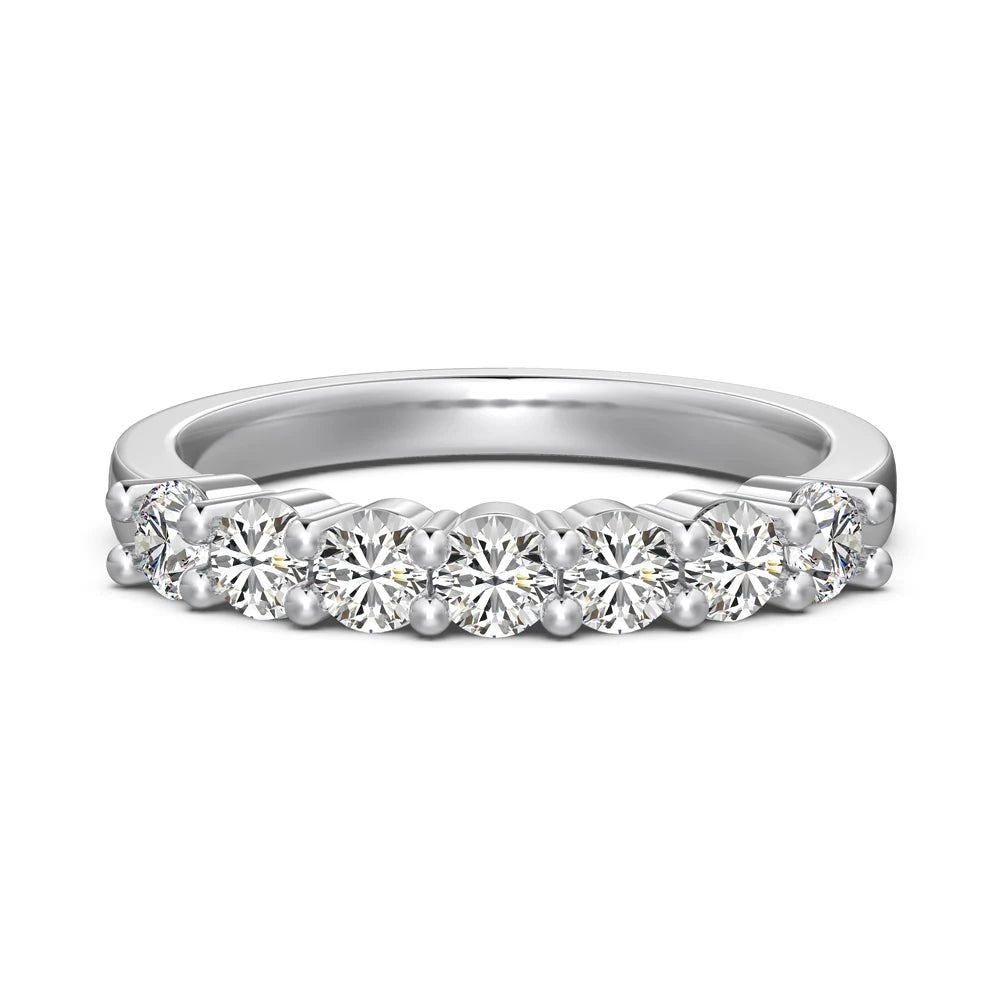 Dylam Minimalist Trendy S925 Silver Cz Cubic Zircon Couple Rings Set Wedding Proposal Ring for Men and Women Pair Jewelry Gift - Black & White