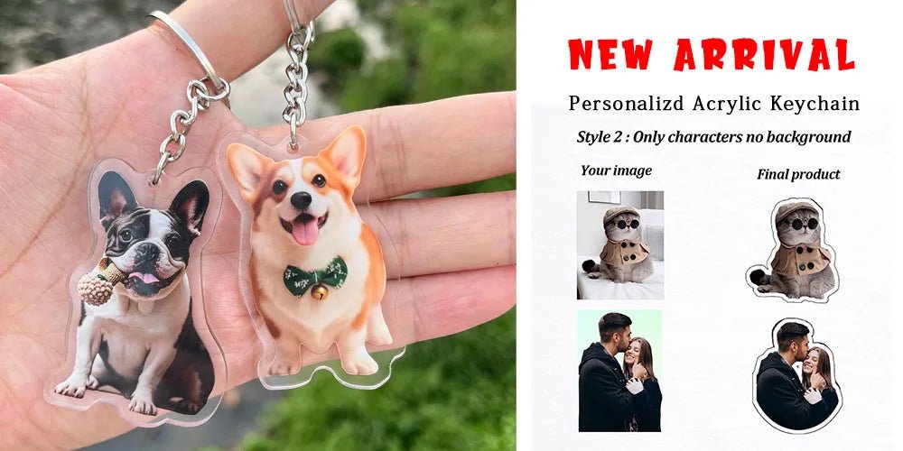 Engraved Photo Pendant & Nameplate – Personalized Necklace Gift for Children & Family - Black & White