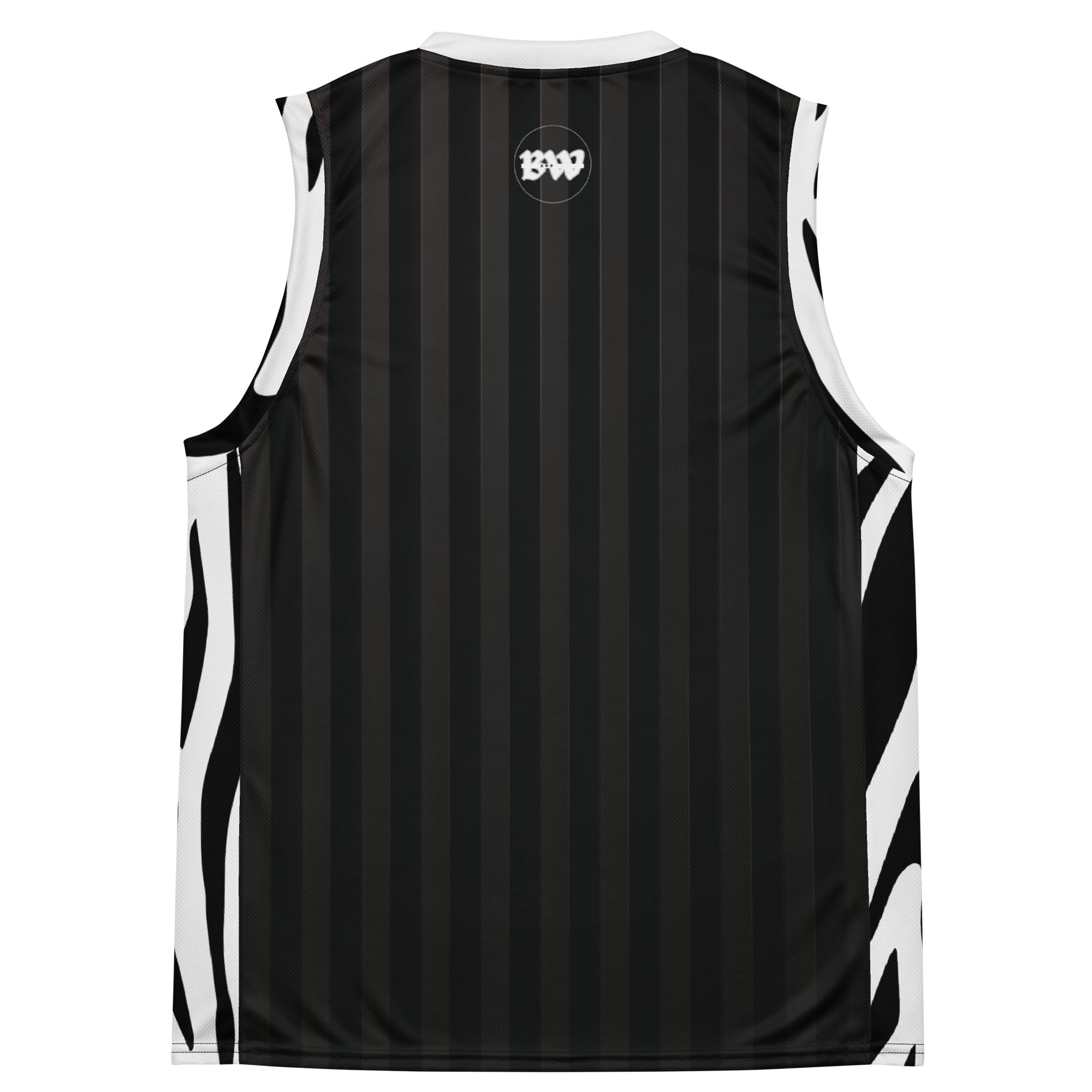 Father Recycled unisex basketball jersey - Black & White
