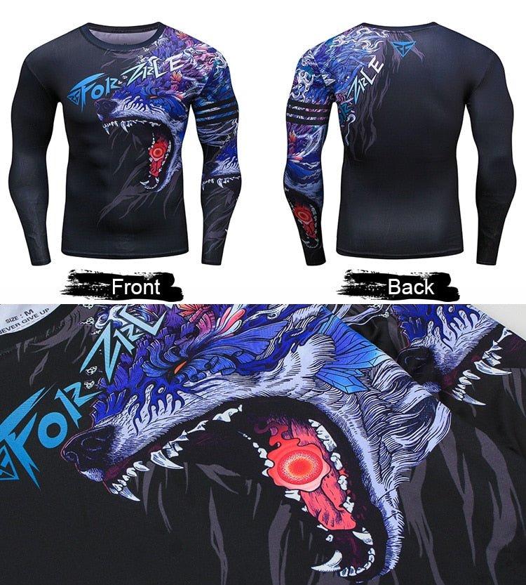 Funny T Shirts Chinese Style Dragon 3d T Shirt Fashion Hip Hop Party Brand Clothing Men Plus Fitness Clothing - Black & White