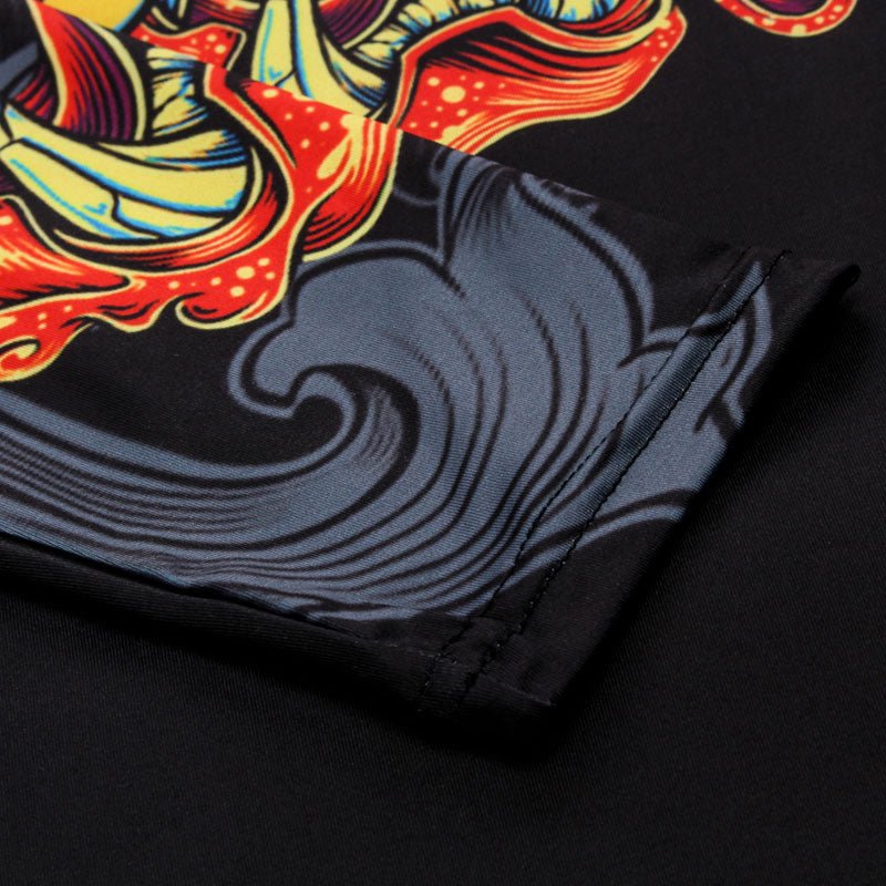 Funny T Shirts Chinese Style Dragon 3d T Shirt Fashion Hip Hop Party Brand Clothing Men Plus Fitness Clothing - Black & White