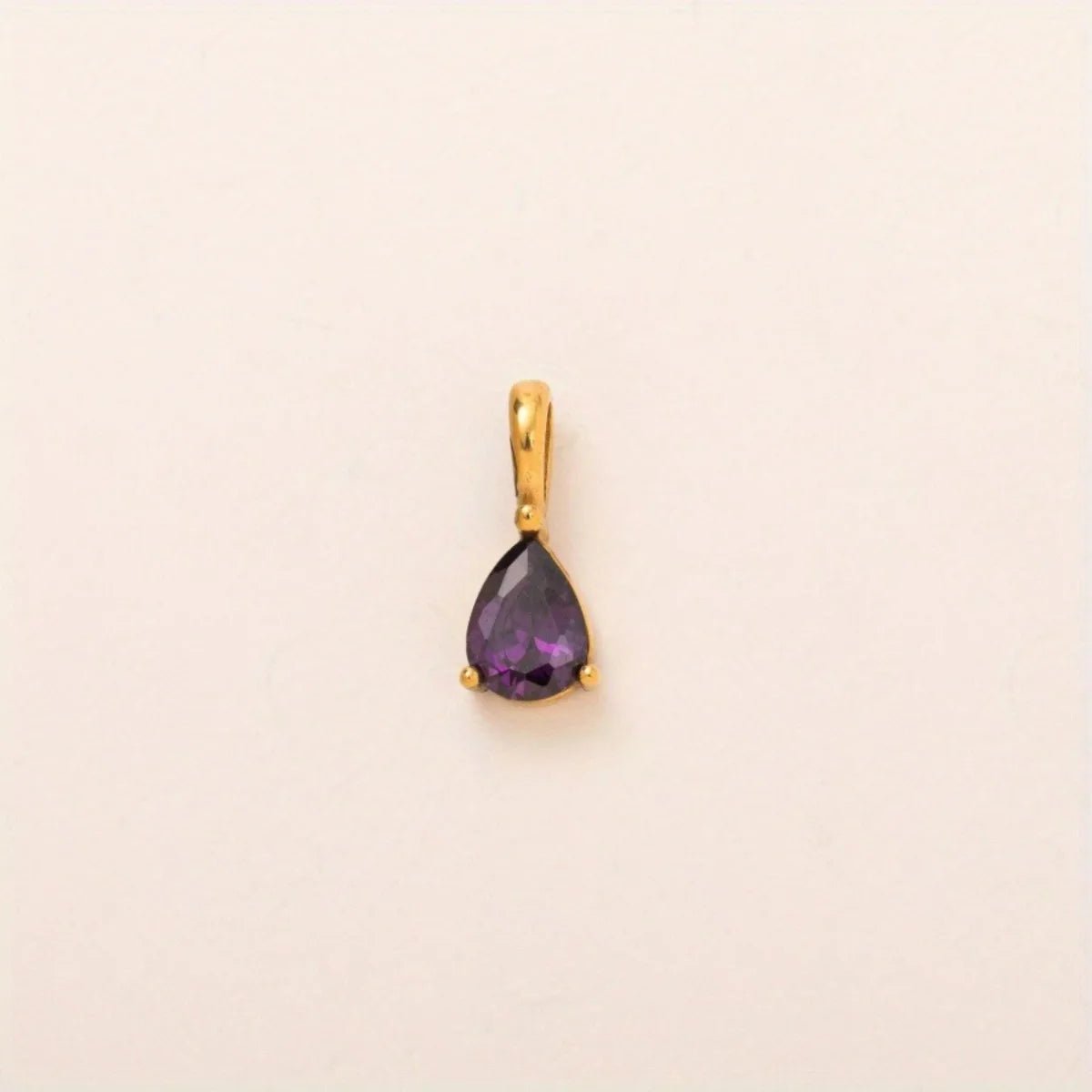 Handmade Diy December Birthstone Pendant Necklace, Fashionable And Simple Ins Series, Suitable For Banquets And Parties - Black & White