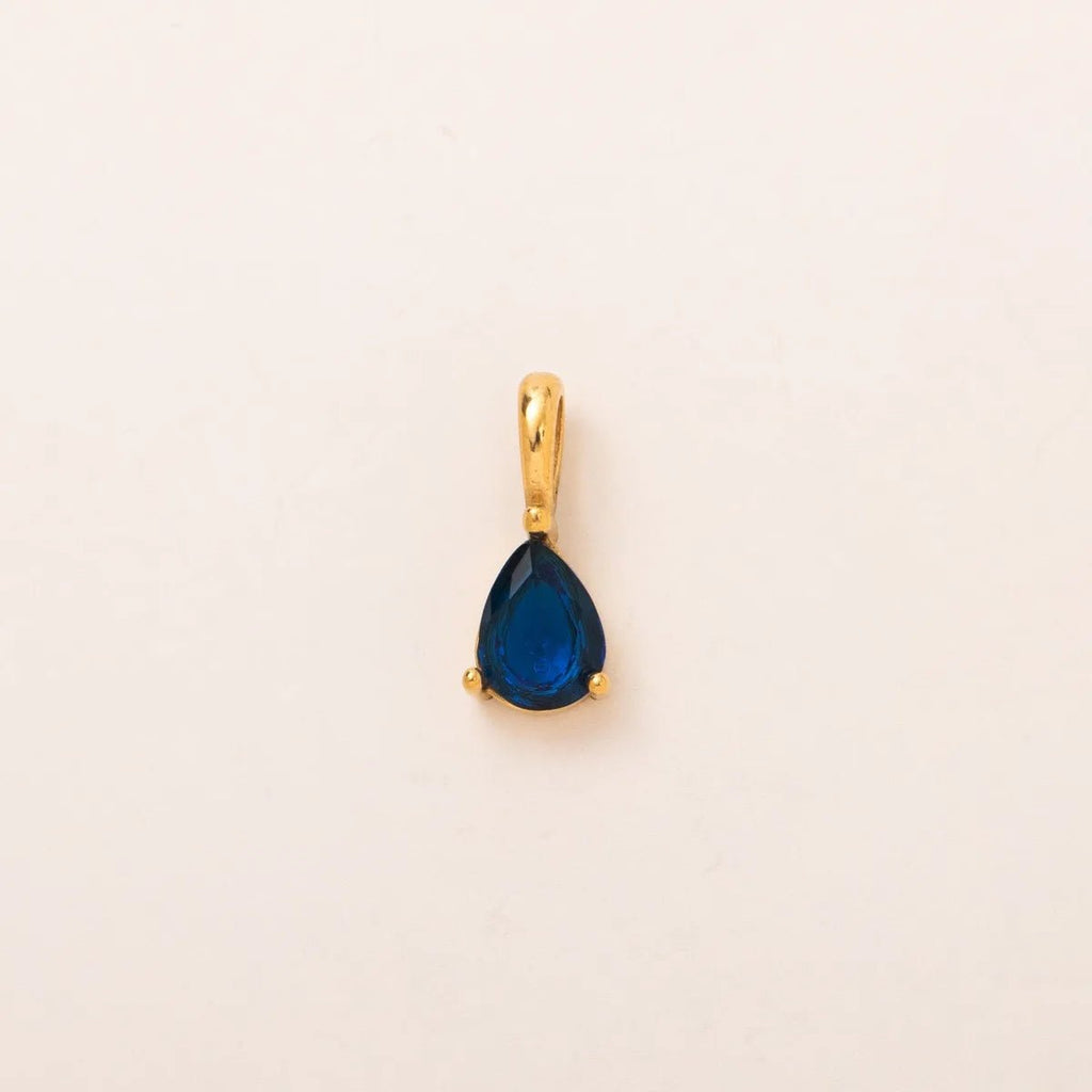 Handmade Diy December Birthstone Pendant Necklace, Fashionable And Simple Ins Series, Suitable For Banquets And Parties - Black & White