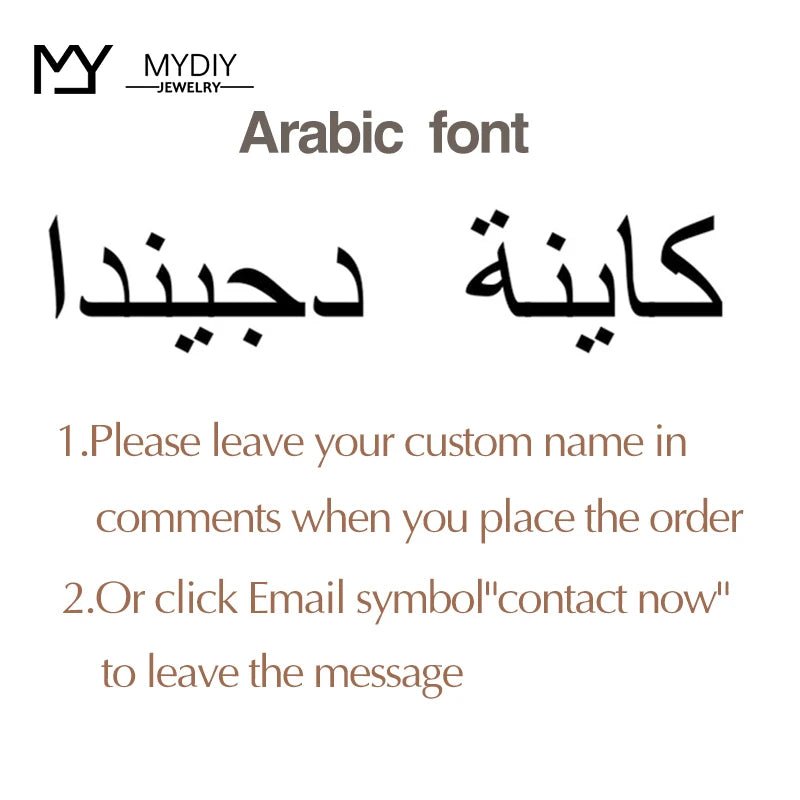 Personalized Heart Name Necklace/Custom Babygirl English Names Nameplate Chain Charm Stainless Steel Jewelry For Women Mom Gift - Black & White