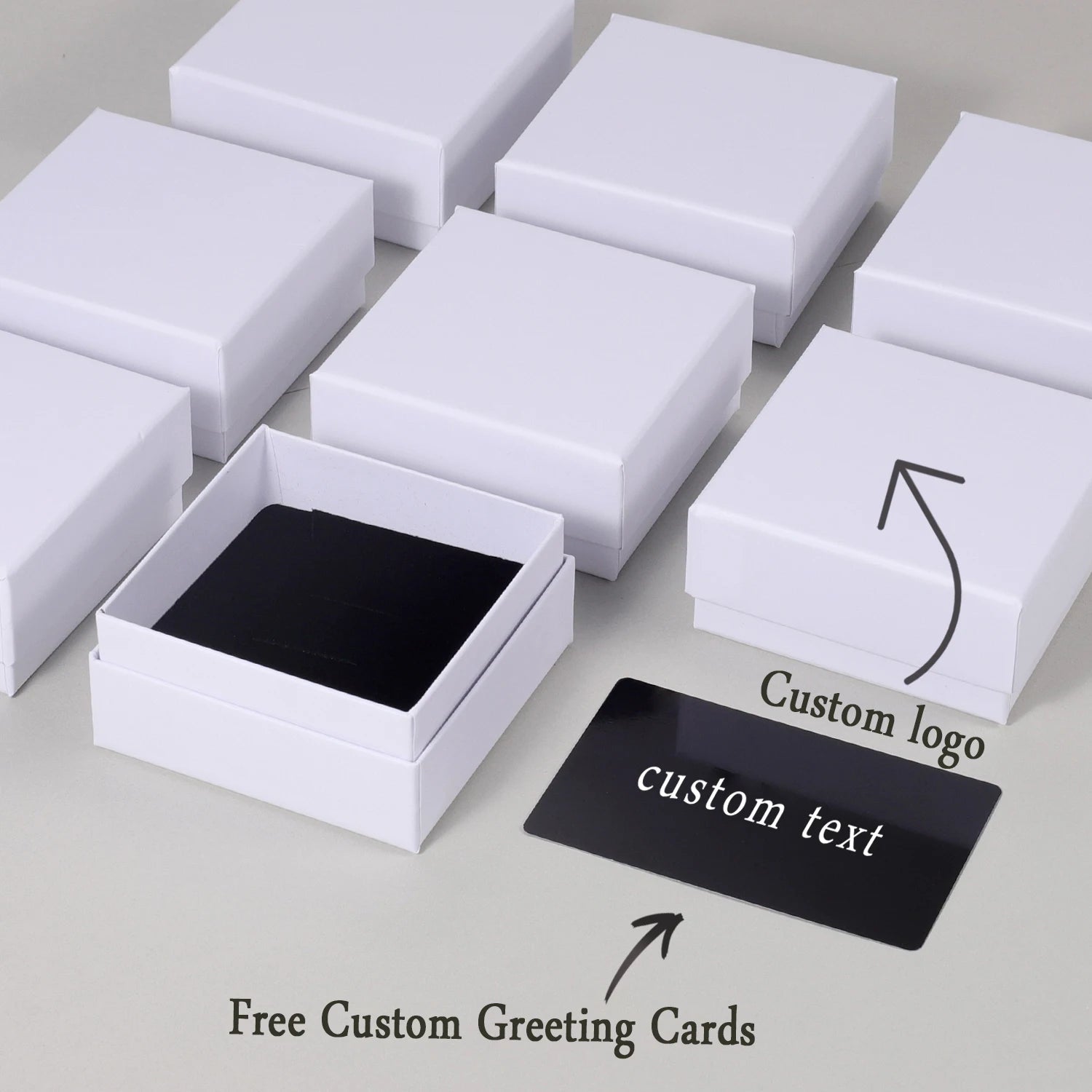 Zciti Personalized Customized Multi - Name Necklace Shan Love Stone Pendant Stainless Steel Jewelry Mother'S Day Gift - Black & White